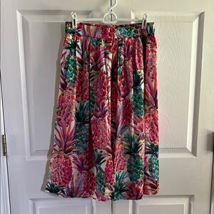 J. Crew Pineapple Print Skirt